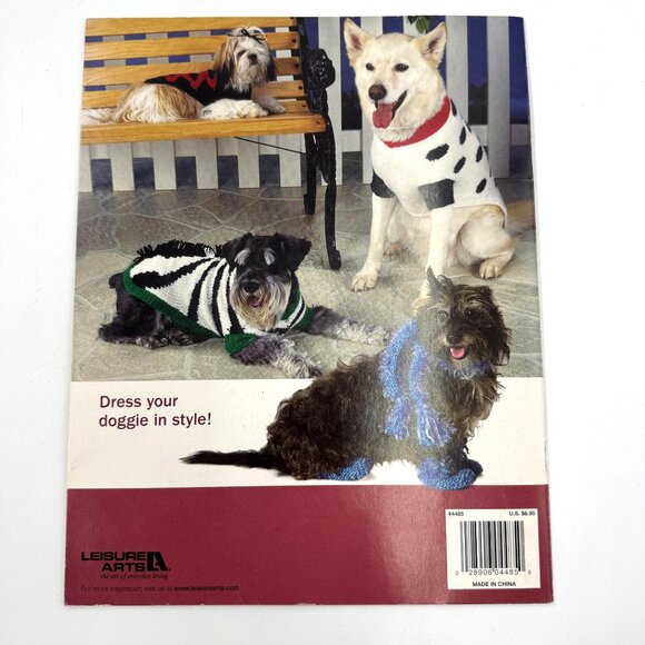 Leisure Arts Dashing Dogwear Knitting Pattern Book 7 Designs Jean Greenhowe - Picture 3 of 6